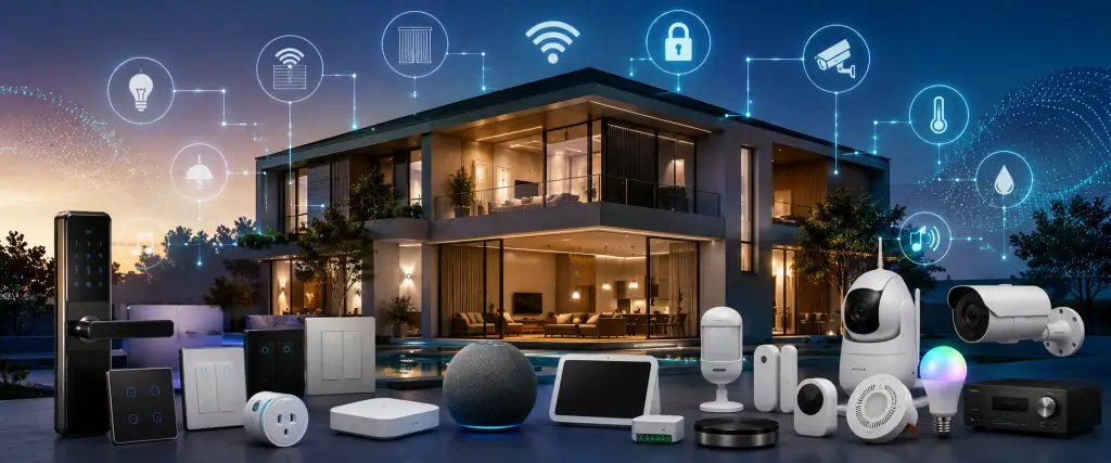نظام المنزل الذكي Smart Home في مصر للفيلات والشقق الفاخرة